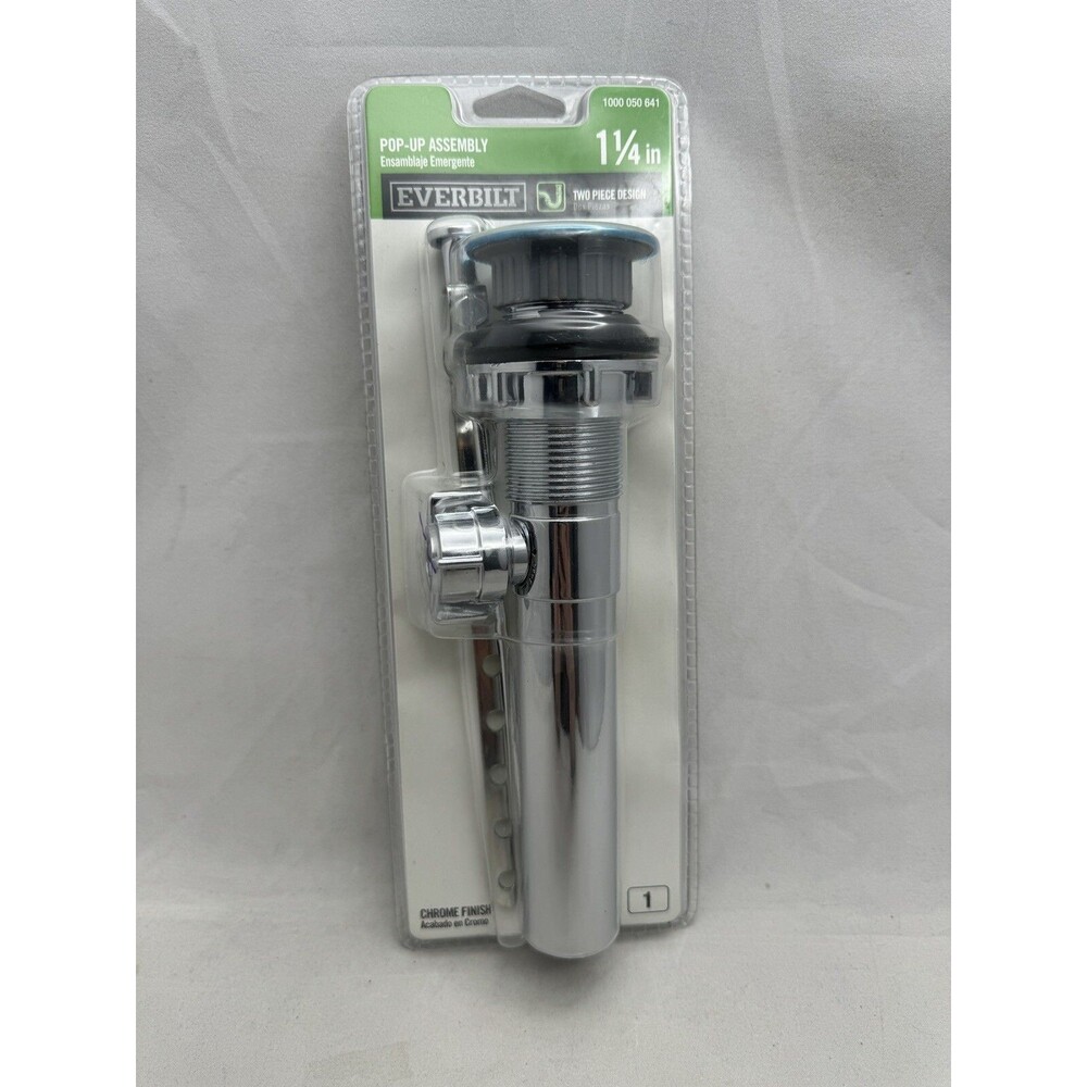 Everbilt 1-1/4 in. Chrome Finish Pop-Up Assembly 1000 050 641 C756-1
